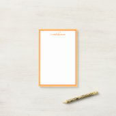 Gepersonaliseerde naam Monogrammed Initialen Sinaa Post-it® Notes (Op bureau)