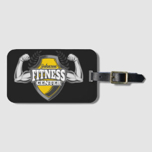 Gepersonaliseerde NAAM Musea Fitness Trainer Gym Bagagelabel
