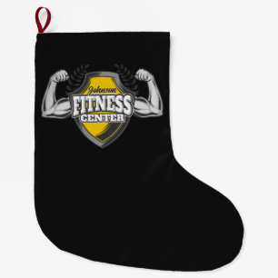Gepersonaliseerde NAAM Musea Fitness Trainer Gym Grote Kerstsok
