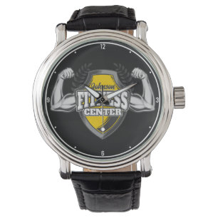 Gepersonaliseerde NAAM Musea Fitness Trainer Gym Horloge