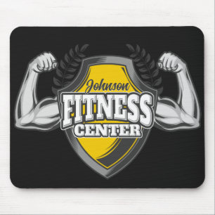 Gepersonaliseerde NAAM Musea Fitness Trainer Gym Muismat