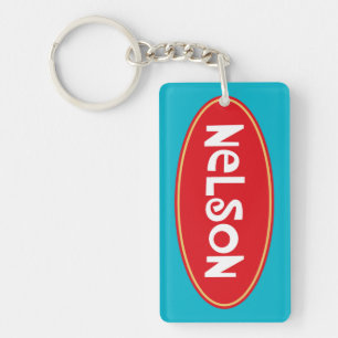 Gepersonaliseerde naam NELSON Sleutelhanger
