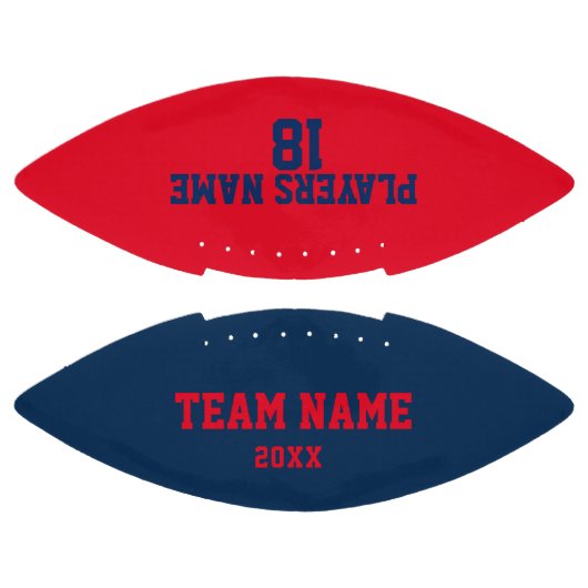 Gepersonaliseerde Naam Nummer & Team Naam Football (Panelen)