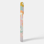 Gepersonaliseerde naam  Pastel Hexagon Floral Case-Mate iPhone Case (Achterkant / Rechts)