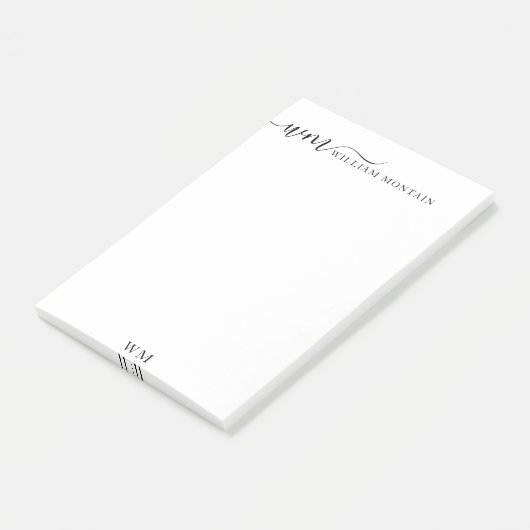 Gepersonaliseerde naam post-it® notes (Schuin)