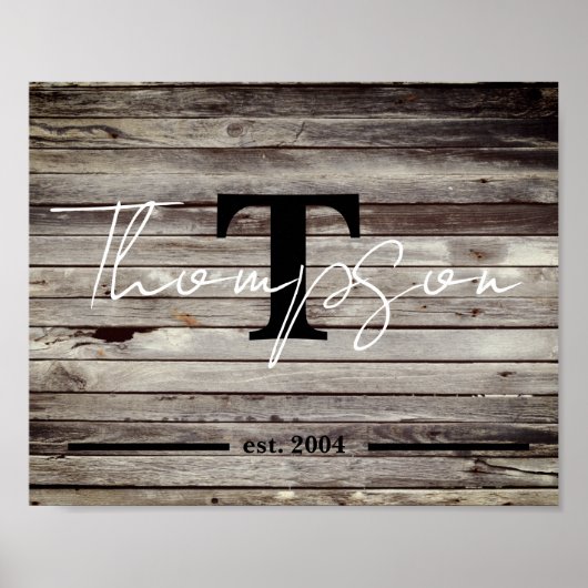 Gepersonaliseerde naam poster (Voorkant)