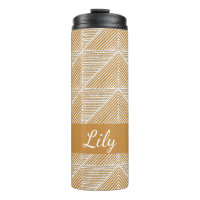 Gepersonaliseerde naam Reizen Modern Boho Geometri