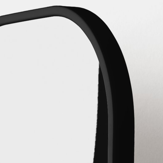 Gepersonaliseerde Naam Rood & Witte Strepen Twee T Pickleball Paddle (Links Detail)