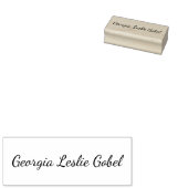 Gepersonaliseerde naam Rubber Stamp Rubberstempel (Gestempeld)