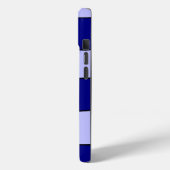 Gepersonaliseerde naam Rugby Jersey Blue Hoops Case-Mate iPhone Case (Achterkant / Links)