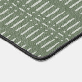 Gepersonaliseerde naam Sage Green Modern Boho Kant Bureaumat (Hoek)