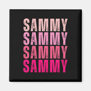 Gepersonaliseerde naam Sammy I Love Sammy  Magneet
