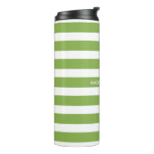 Gepersonaliseerde naam Script Monogram Thermosbeker (Gedraaid links)