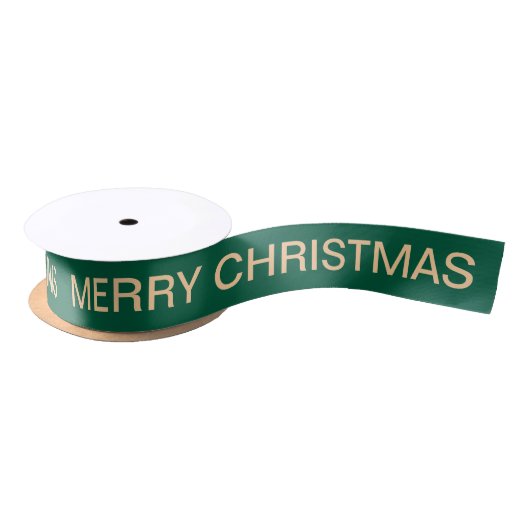 Gepersonaliseerde naam Simple Merry Christmas Dark Lint (Spoel)