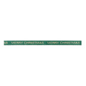 Gepersonaliseerde naam Simple Merry Christmas Dark Lint (Voorkant)