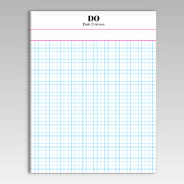 Gepersonaliseerde naam Small Square Graph Paper No Notitieblok