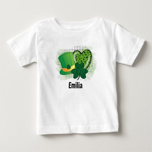 Gepersonaliseerde naam St Patrick's Day Shamrock C (Voorkant)