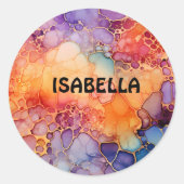 gepersonaliseerde naam sticker (Voorkant)