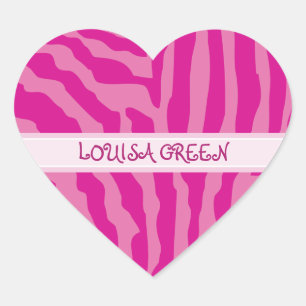 GEPERSONALISEERDE NAAM STICKERS :: dierenprint 3B