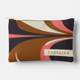 Gepersonaliseerde naam Stijlvolle retro trendy mar Etui