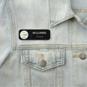 Gepersonaliseerde naam Tag Badge Pin (In situ)