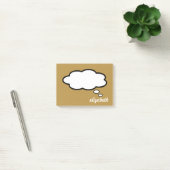 Gepersonaliseerde naam Talk Bubble Post-it® Notes (Kantoor)