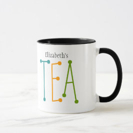 Gepersonaliseerde naam "TEA" Mok
