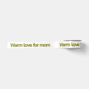 GEPERSONALISEERDE NAAM & TEKST WARME LIEFDE VOOR M LINT