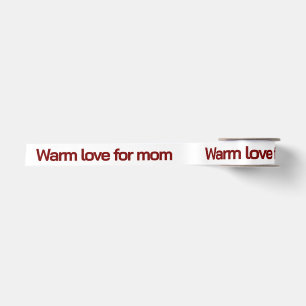 GEPERSONALISEERDE NAAM & TEKST WARME LIEFDE VOOR M LINT