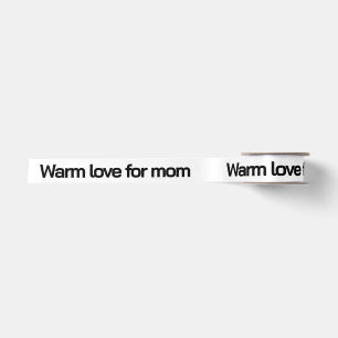 GEPERSONALISEERDE NAAM & TEKST WARME LIEFDE VOOR M LINT