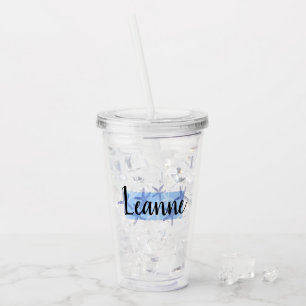 gepersonaliseerde naam tumbler acryl drinkbeker