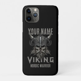 Gepersonaliseerde NAAM Viking Warrior Heritage iPhone 11 Pro Hoesje