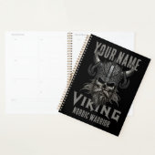 Gepersonaliseerde NAAM Viking Warrior Heritage Planner (Display)