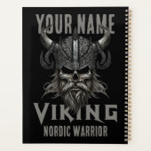 Gepersonaliseerde NAAM Viking Warrior Heritage Planner (Achterkant)