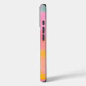 Gepersonaliseerde Naam Waterverf Abstract Roze Scr Case-Mate iPhone Case (Achterkant / Links)