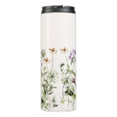 Gepersonaliseerde naam Wildflower Garden Thermosbeker (Achterkant)