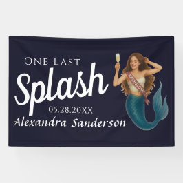 Gepersonaliseerde naam Zeemeermin Bachelorette Spandoek