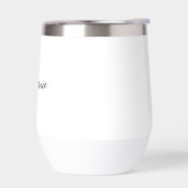 Gepersonaliseerde naam Zwart Script Monogram (Links)