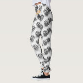Gepersonaliseerde naam Zwarte Leggings (Links)