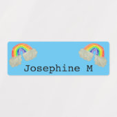 Gepersonaliseerde naamlabels labels (Design 1)