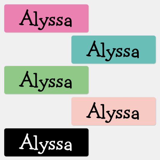 Gepersonaliseerde naamlabels labels (Groep)