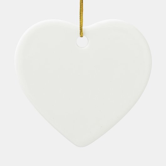 Gepersonaliseerde namen en datum Verloving hart- Keramisch Ornament (Achterkant)