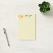Gepersonaliseerde narcis gele Post-it notities Post-it® Notes (Kantoor)
