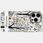 Gepersonaliseerde Natuur Doodles Case-Mate iPhone Case (Achterkant (horizontaal))