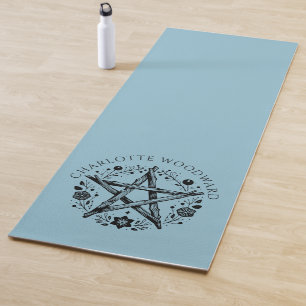 Gepersonaliseerde Natuur Floral Pentacle Yogamat