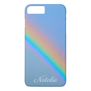 Gepersonaliseerde natuurlijke regenboog 	iPhone 8 plus / 7 plus hoesje