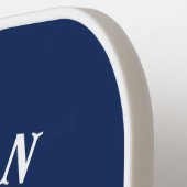 Gepersonaliseerde Nautische Kapitein Bootnaam Anke Pickleball Paddle (Links Detail)