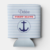 Gepersonaliseerde nautische Koelbox Blikjeskoeler (Achterkant)