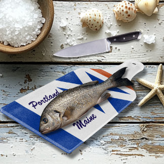 Gepersonaliseerde nautische roeivormig snijplank