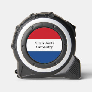 Gepersonaliseerde Nederlandse vlag Rolmaat